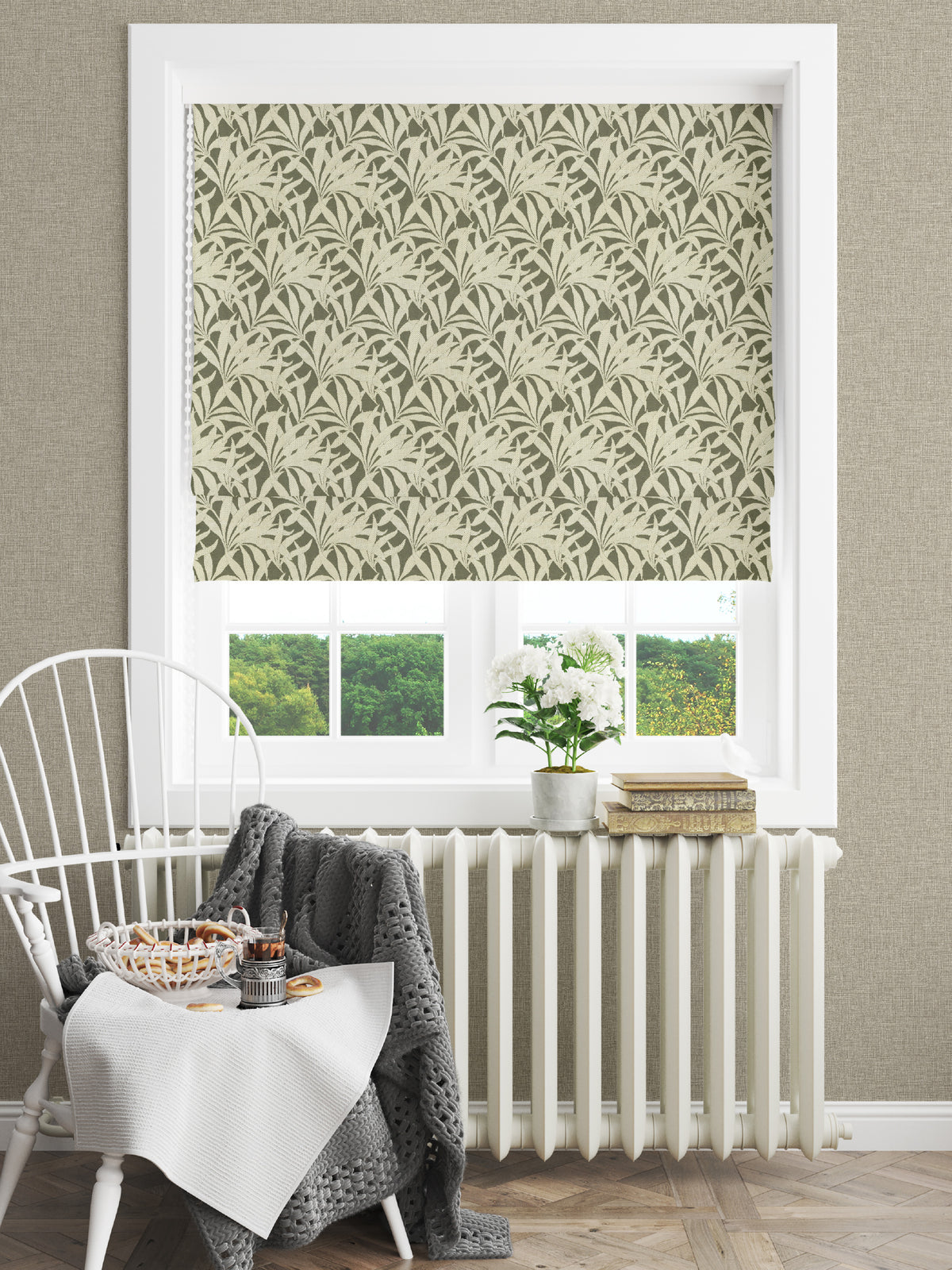 Tampine Dark Green Blind - Esselle Home