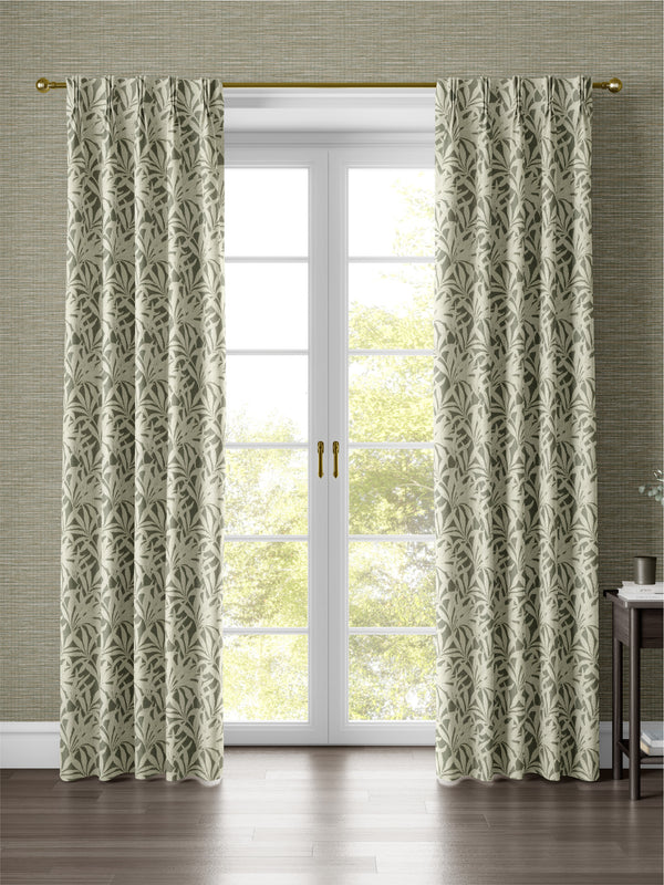Tampine Dark Green Curtain