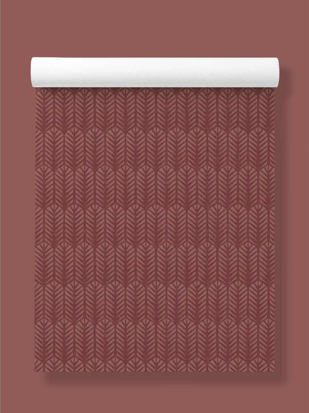 Novena Spiced Terracotta Wallpaper - Esselle Home