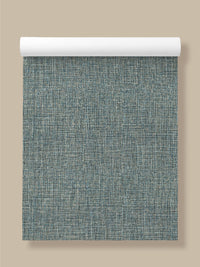 Sentosa Green/Blue Wallpaper | Textured Vinyl Wallpaper - Esselle Home