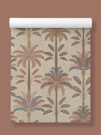 Solana Terracotta Palm | Tropical Leaf Wallpaper - Esselle Home