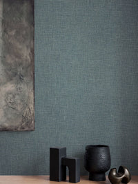 Sentosa Green/Blue Wallpaper | Textured Vinyl Wallpaper - Esselle Home