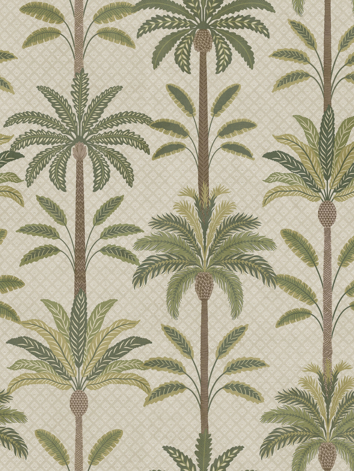 Solana Green Palm | Tropical Leaf Wallpaper - Esselle Home
