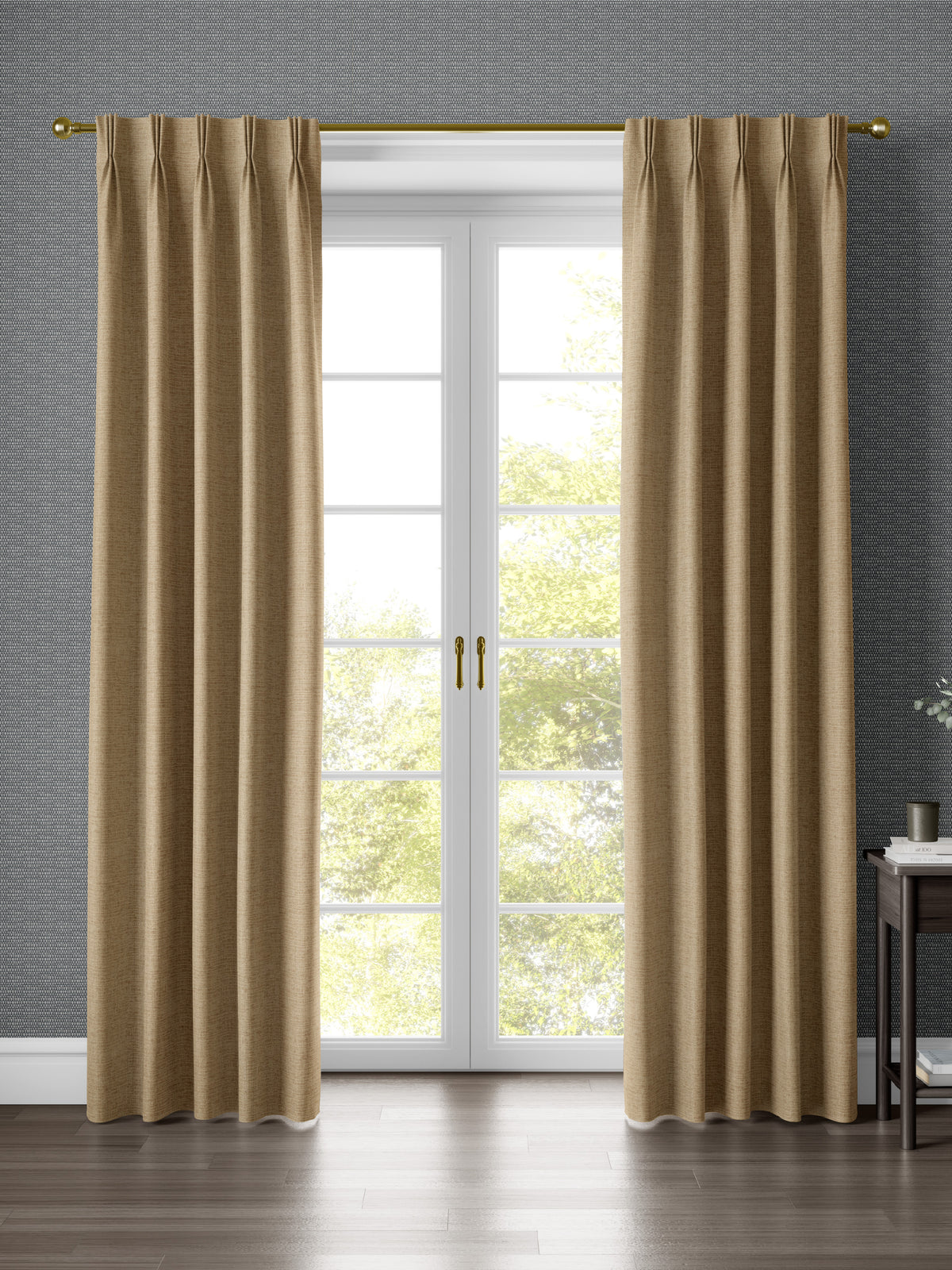 Regency Gold Curtain - Esselle Home