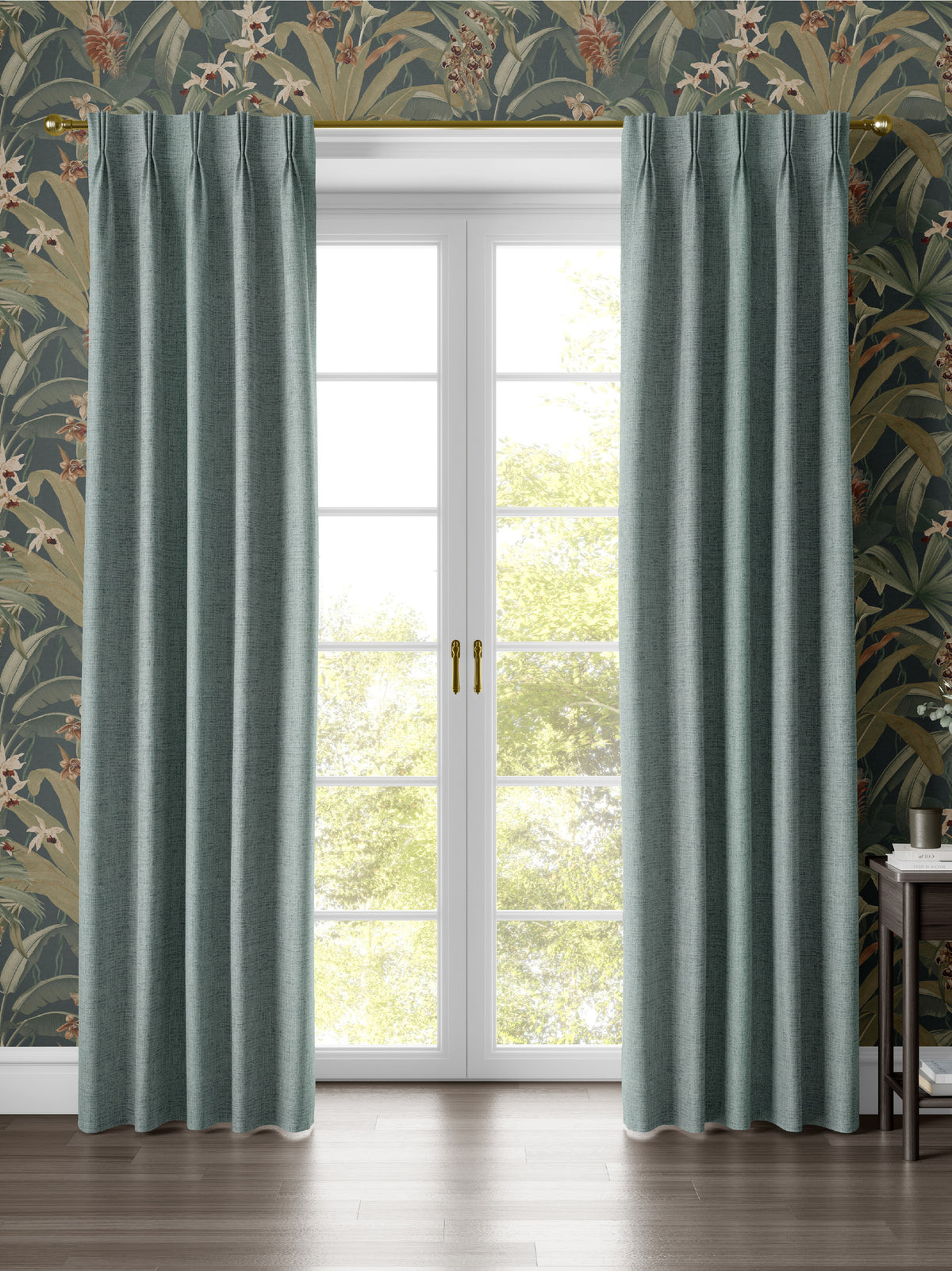 Regency Grey Curtain - Esselle Home