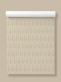 Novena Geo Natural | Geometric Art Deco Wallpaper - Esselle Home