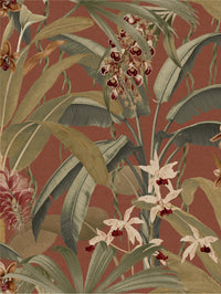 Saffron Terracotta Wallpaper - Esselle Home