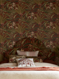 Saffron Terracotta Wallpaper - Esselle Home