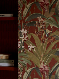 Saffron Terracotta Wallpaper - Esselle Home