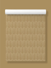 Novena Geo Ochre | Geometric Art Deco Wallpaper - Esselle Home