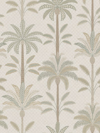 Solana Soft Green Palm | Tropical Leaf Wallpaper - Esselle Home