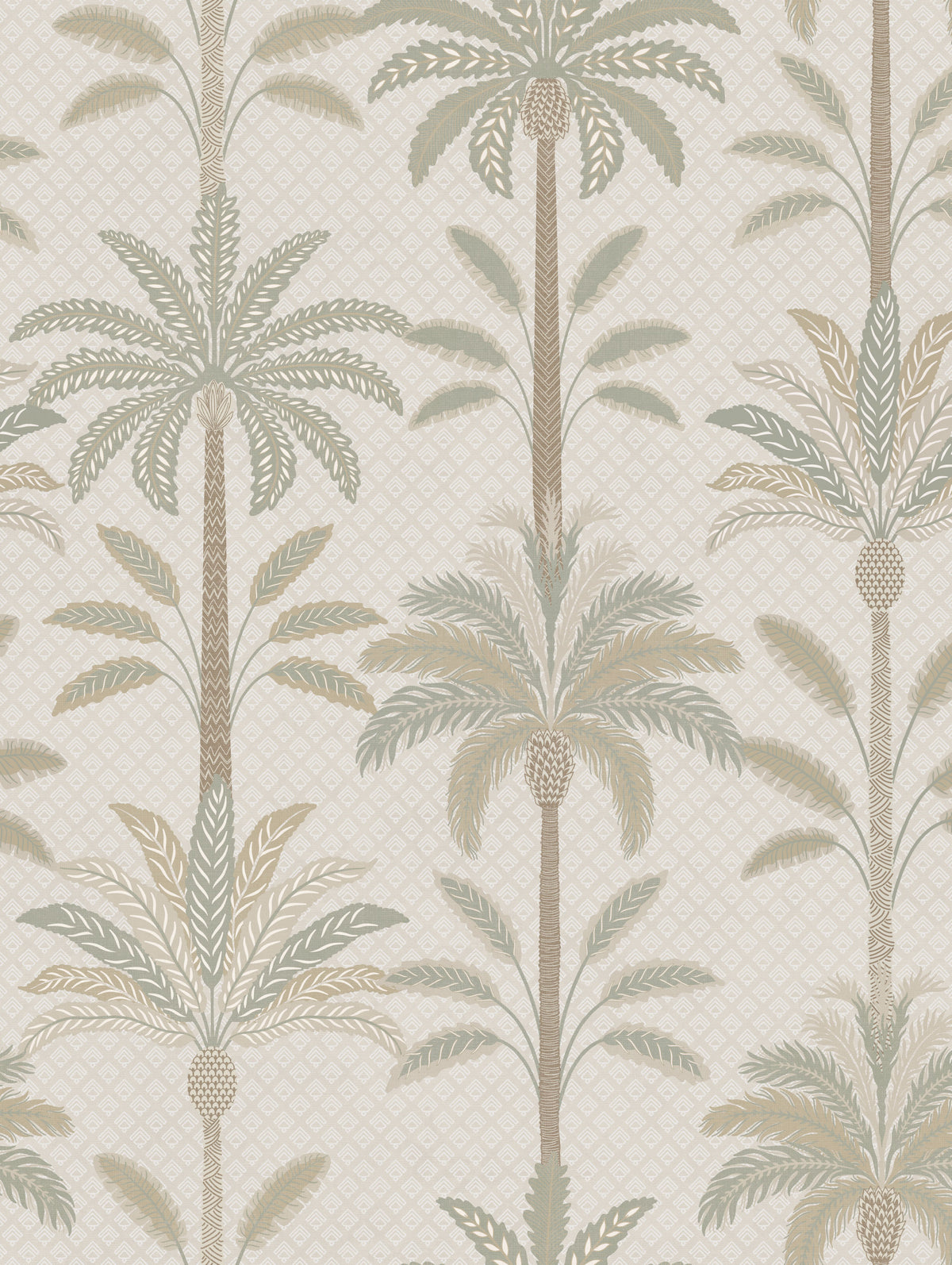 Solana Soft Green Palm | Tropical Leaf Wallpaper - Esselle Home