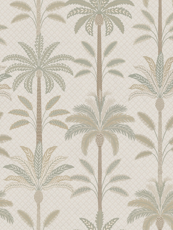 Solana Soft Green Palm | Tropical Leaf Wallpaper