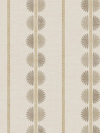 Maris Natural Wallpaper | Fan Leaf Stripe - Esselle Home