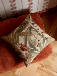 Saffron Natural 50 x 50 cm Cushion - Esselle Home