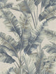 Canopy Blue Palm | Botanical Leaf Wallpaper - Esselle Home