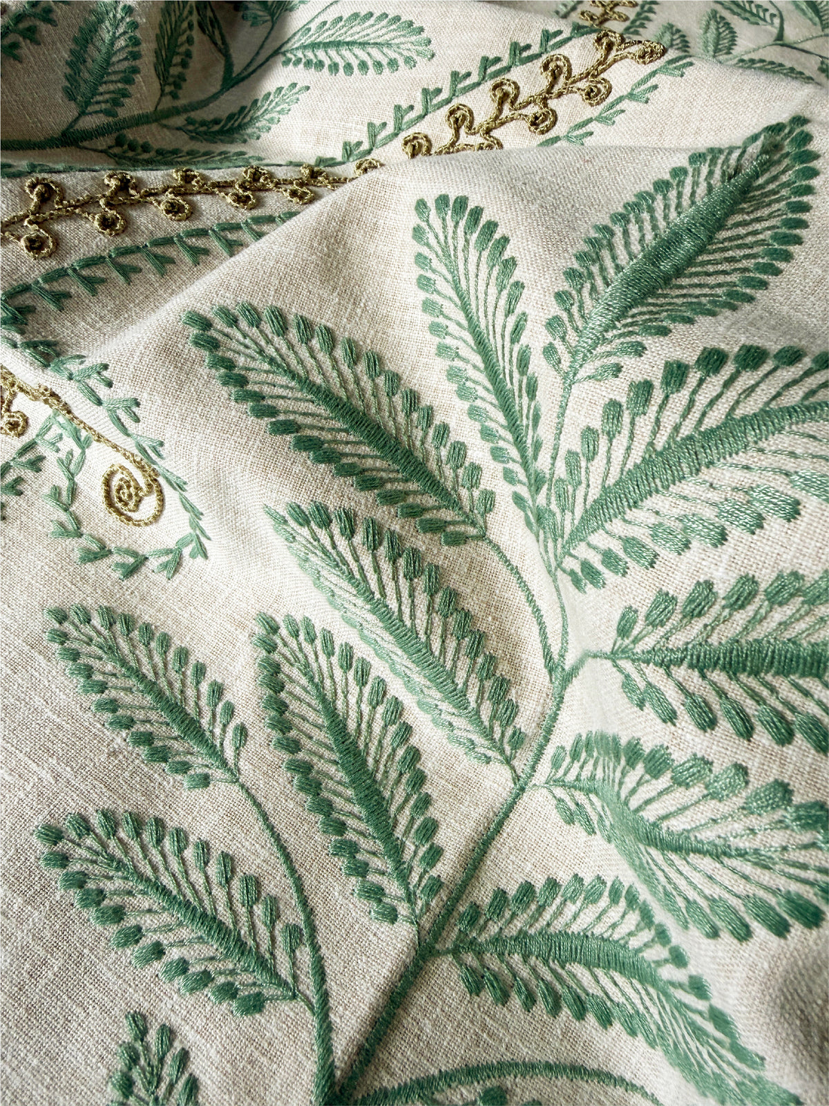 Monsoon Soft Green Fabric - Esselle Home