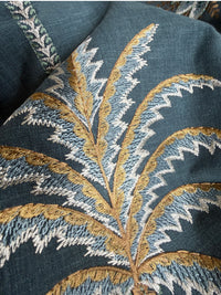 Solana Teal Fabric - Esselle Home