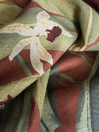 Saffron Mulberry Fabric - Esselle Home