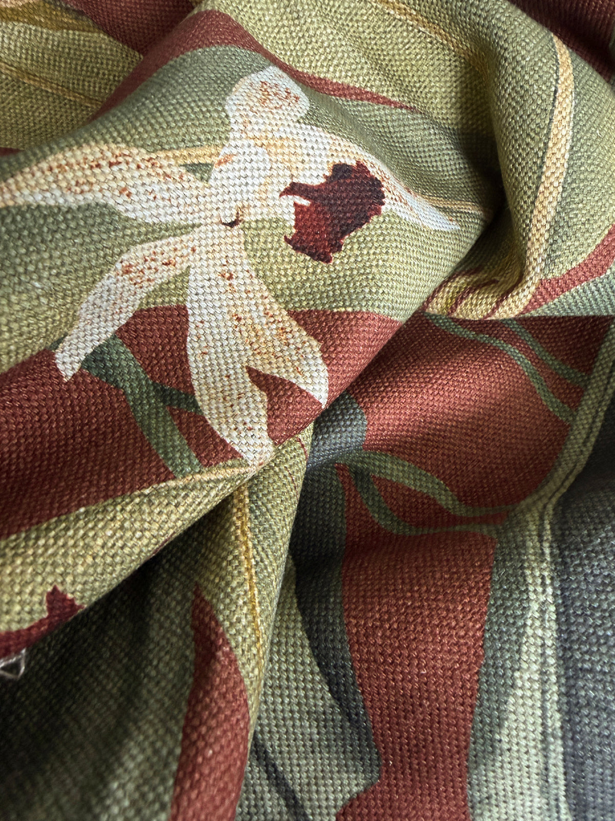 Saffron Mulberry Fabric - Esselle Home