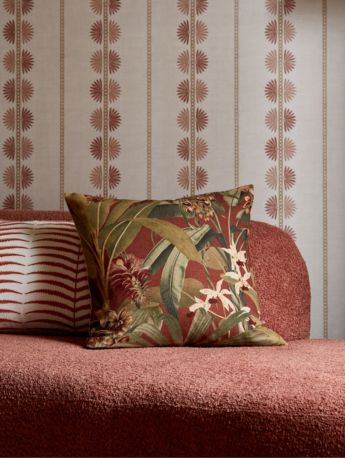 Saffron Terracotta 50 x 50 cm Cushion - Esselle Home