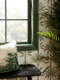 Avena Green 60 x 40 cm Cushion - Esselle Home