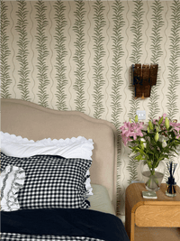 Fern Wave Sage Green Wallpaper - Esselle Home