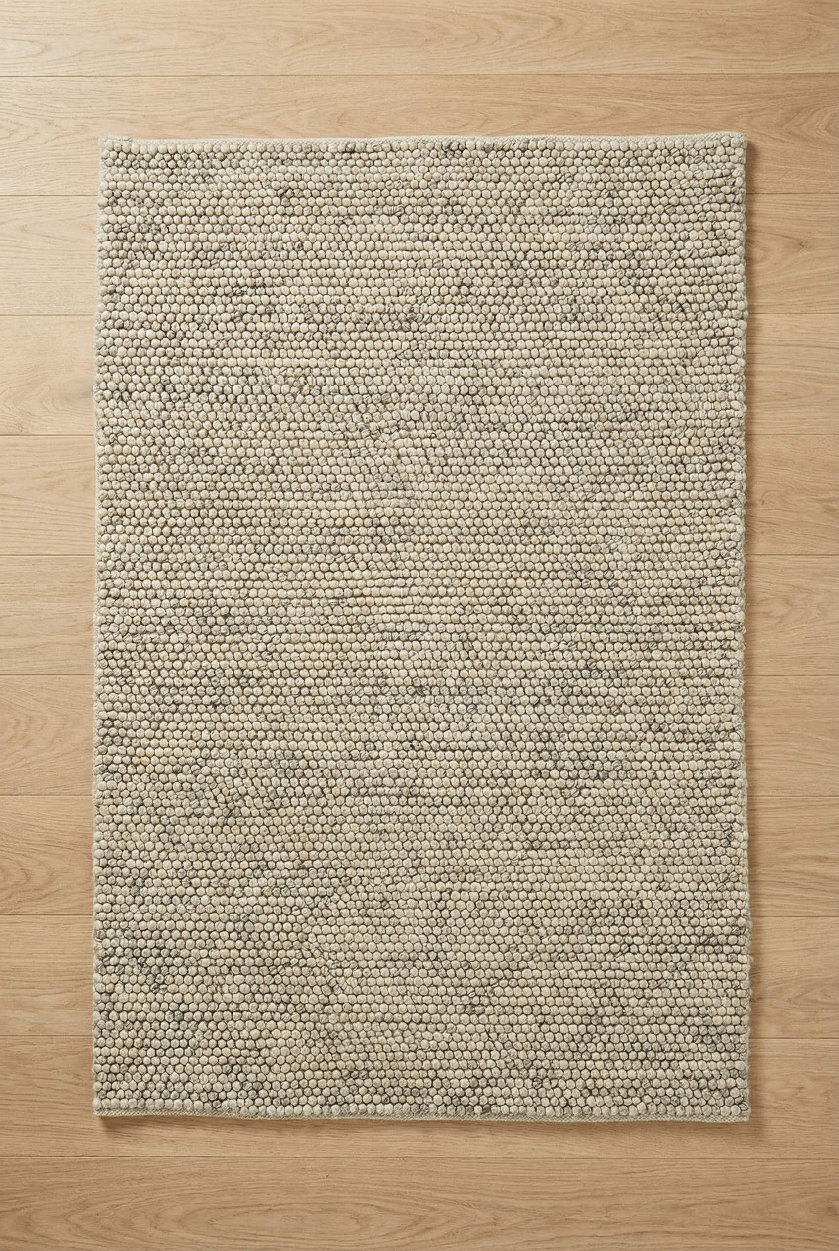 Delilah Wool Pebble Mottled Cream Rug - Esselle Home