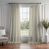 Naya Motif Neutral/Rose Curtain