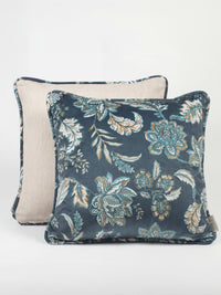 Kashmir Jacobean Navy/Teal Cushion - Esselle Home