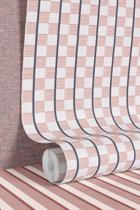 Ponty Terracotta Wallpaper - Esselle Home