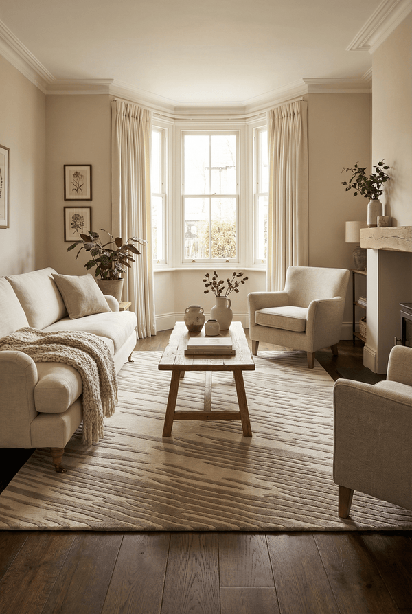 Aura Storm Natural / Grey Rug