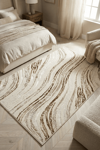 Solar Saturn Natural / Copper Rug - Esselle Home