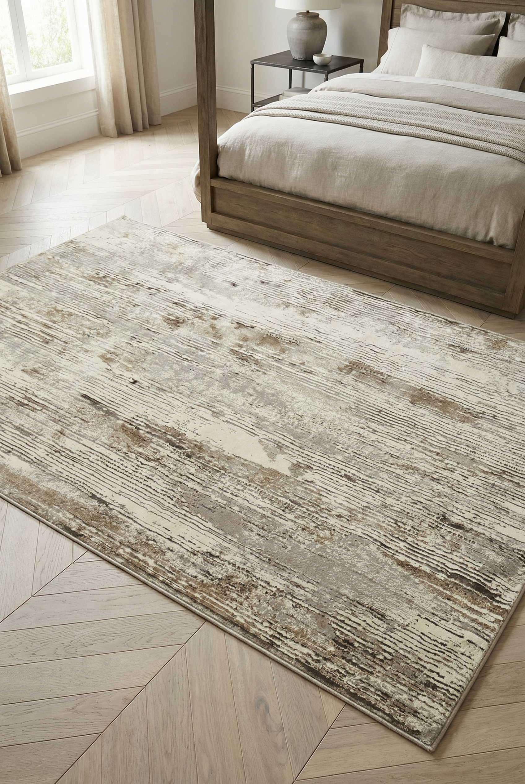 Solar Pluto Grey Rug