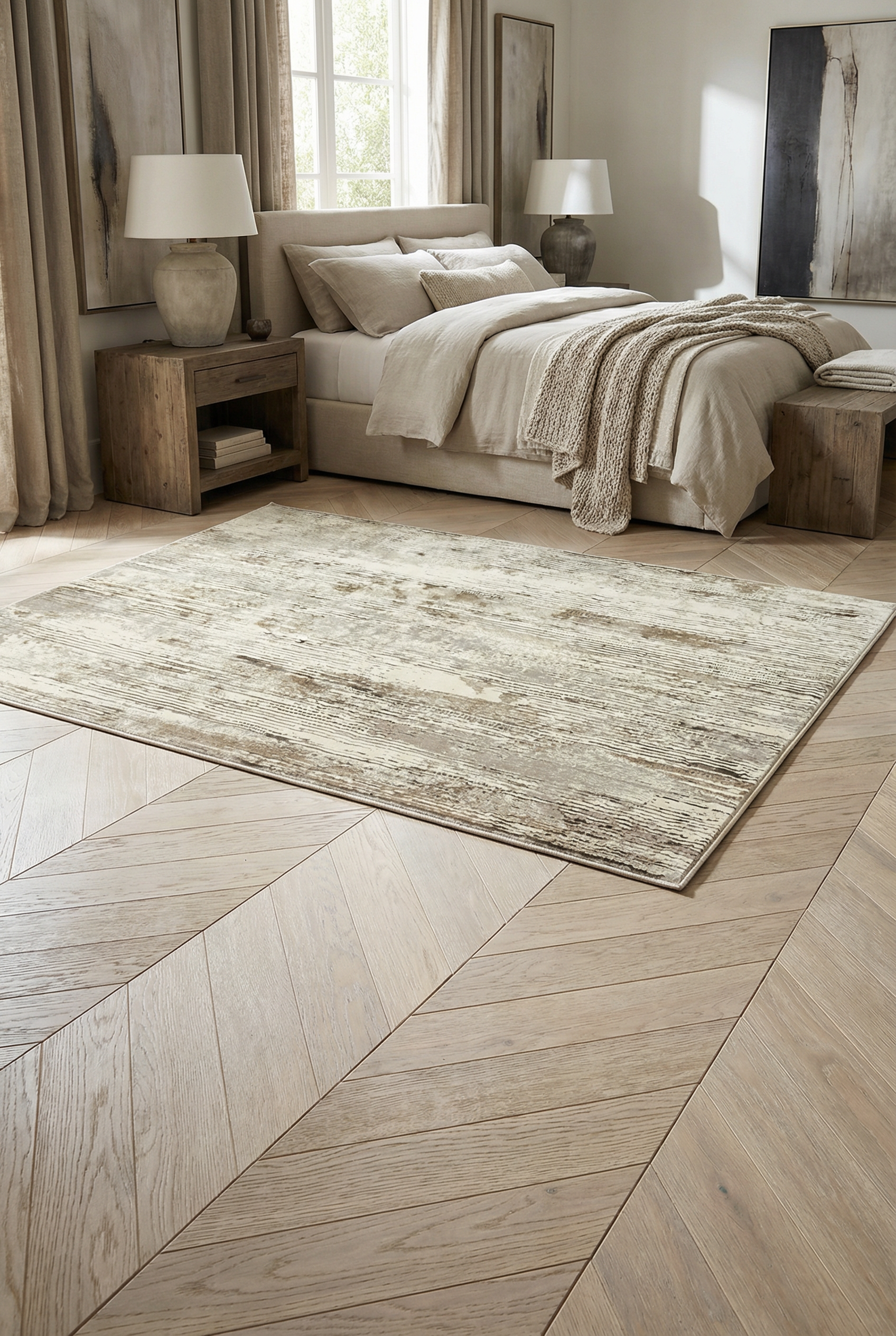 Solar Pluto Grey Rug