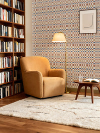 Bergan Terracotta / Denim Wallpaper
