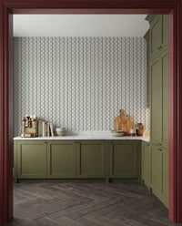 Ponty Olive Wallpaper - Esselle Home