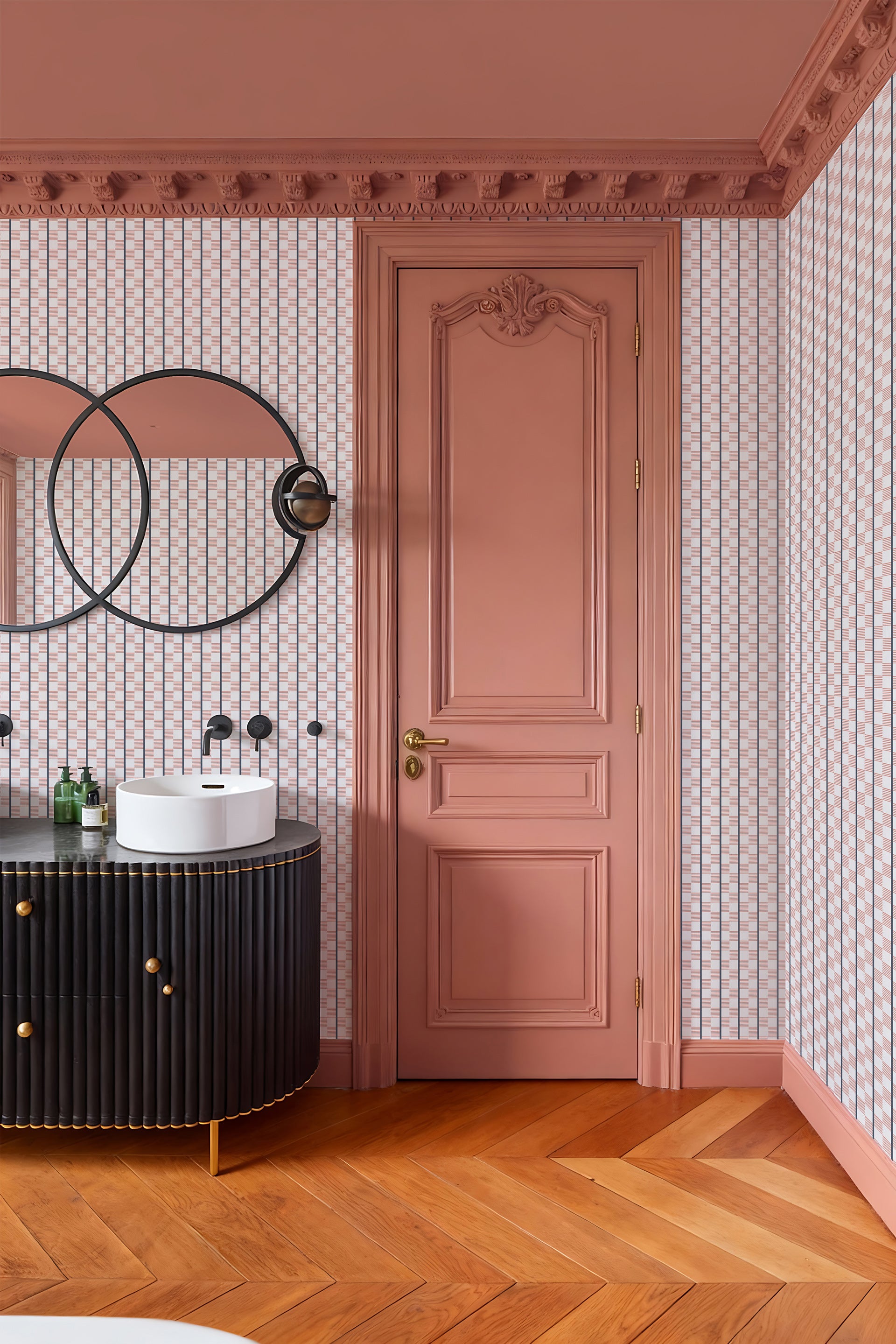 Ponty Terracotta Wallpaper