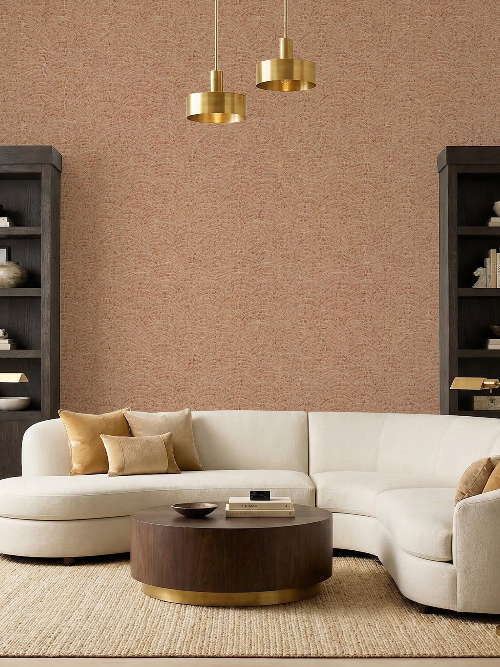 Dalty Copper Wallpaper