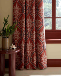Monsoon Terracotta Curtain - Esselle Home