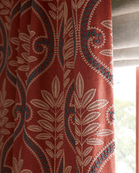 Monsoon Terracotta Curtain - Esselle Home