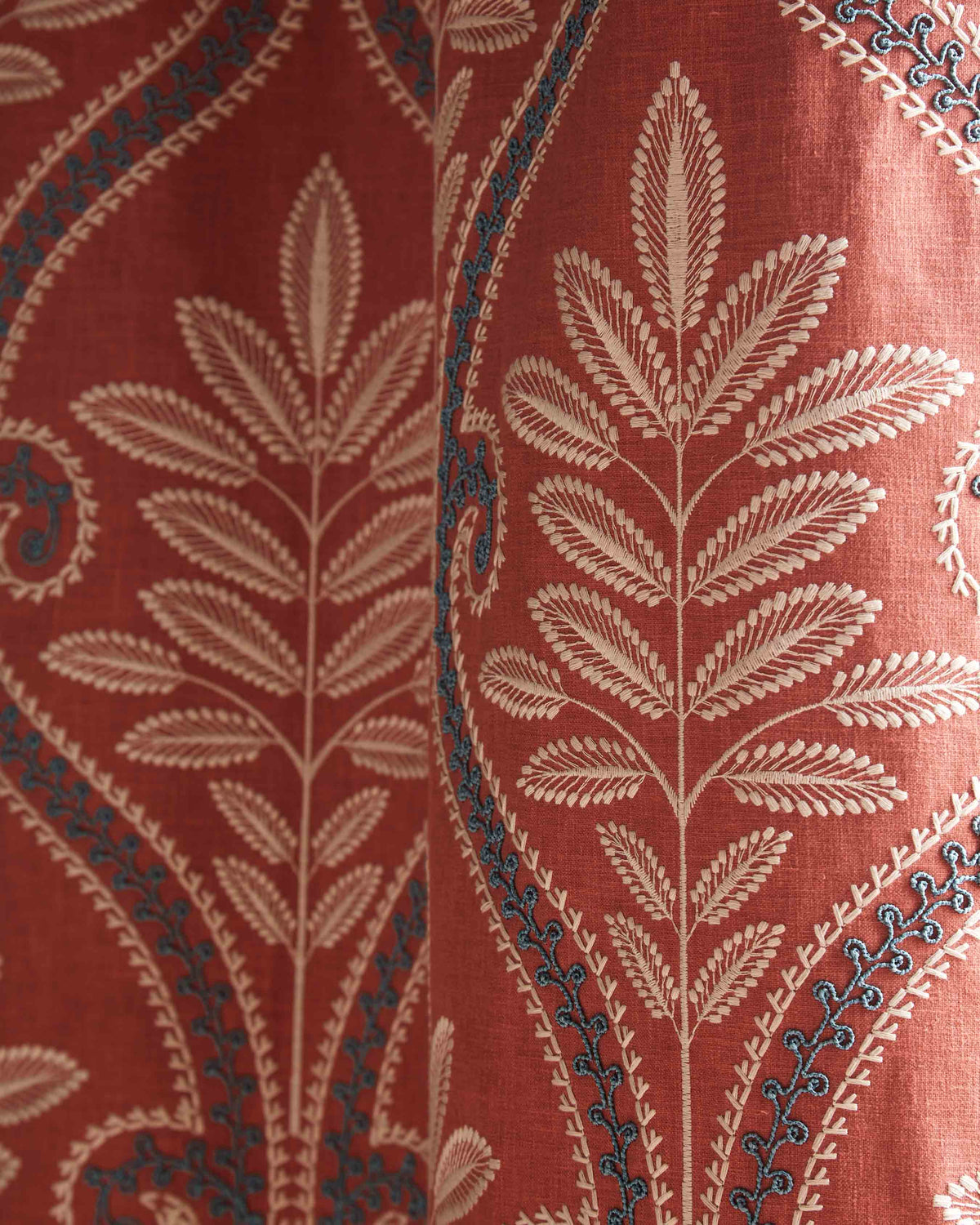 Monsoon Terracotta Curtain - Esselle Home