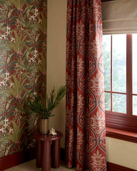 Monsoon Terracotta Curtain - Esselle Home