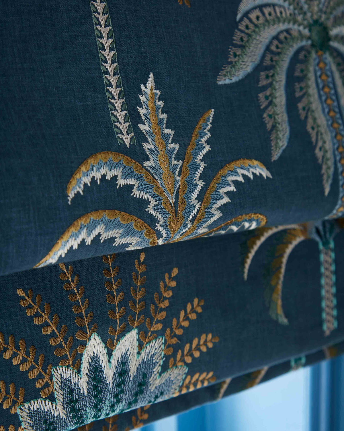 Solana Teal Blind - Esselle Home