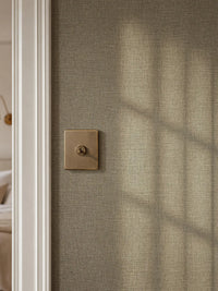 Sentosa Soft Brown Wallpaper | Textured Vinyl Wallpaper - Esselle Home