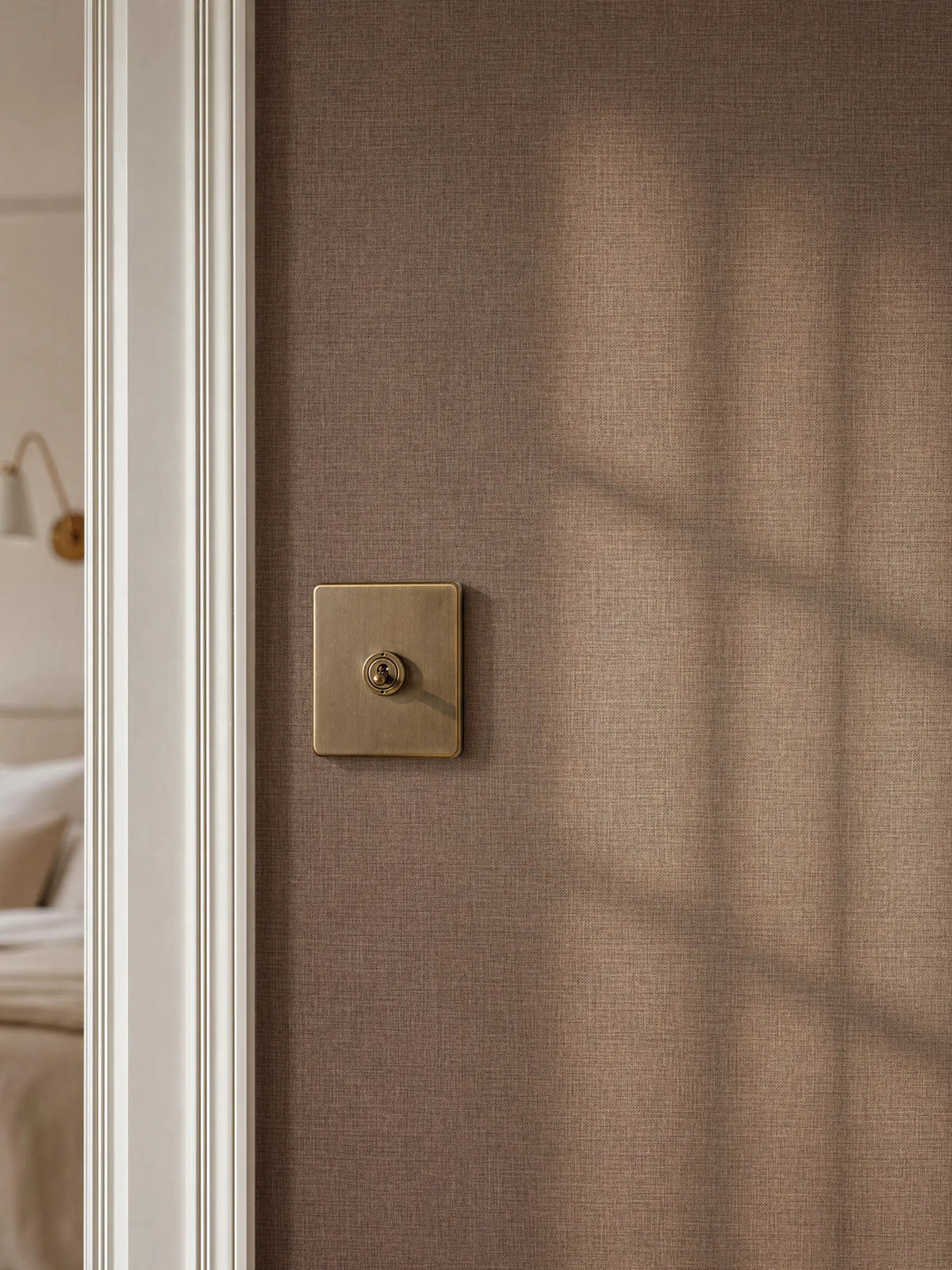Sentosa Mulberry Wallpaper | Textured Vinyl Wallpaper - Esselle Home