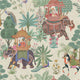 Emperor's Garden Stone Multicoloured Wallpaper