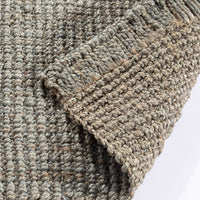 Whitefield 45x150cm Grey Handwoven Boucle Runner - Esselle Home