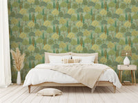 Persian Oasis Sage Green Wallpaper - Esselle Home