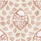 Floral Cartouche Warm Spice Wallpaper